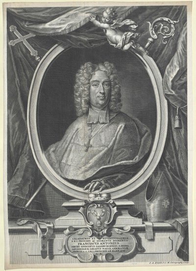 Franz Anton greve Harrach av Artist Unknown