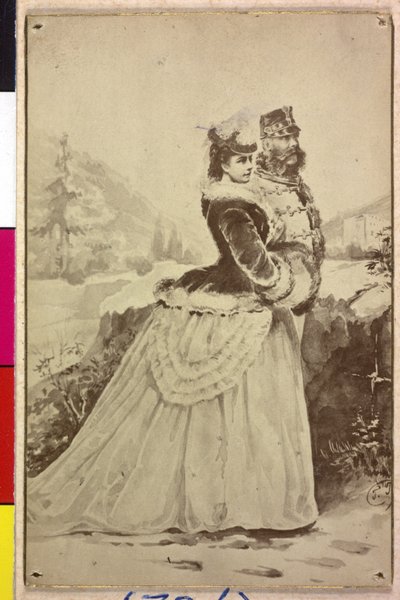 Frans Josef I og Elisabeth av Østerrike av Artist Unknown