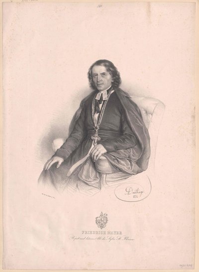 Fredrik (Gottlieb) Mayer av Artist Unknown