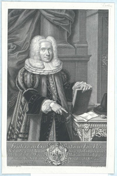 Fredrik Gustav Finckler av Artist Unknown