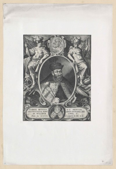 Gabriel Bethlen fra Iktar av Artist Unknown
