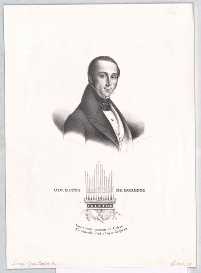 Johannes Baptist de Lorenzi av Artist Unknown