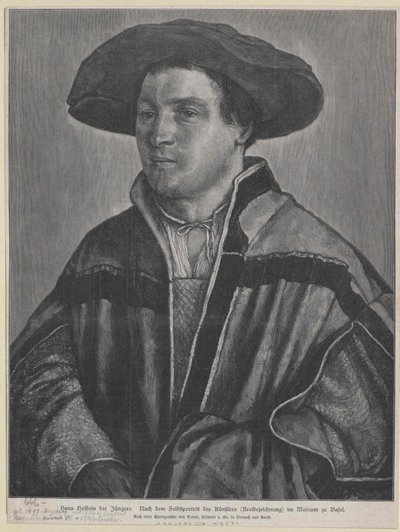 Hans Holbein (trykk) av Artist Unknown