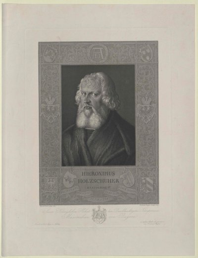 Hieronymus Holzschuher (trykk) av Artist Unknown