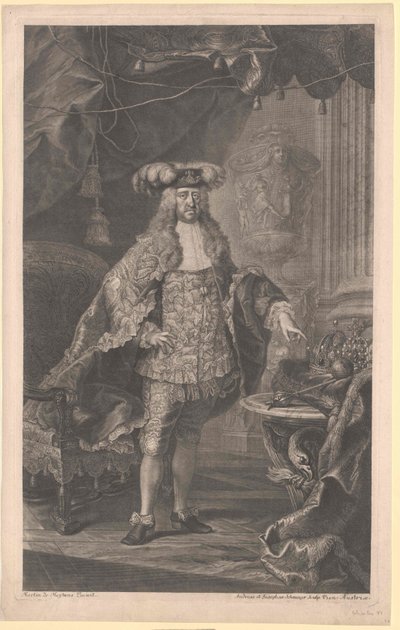 Den hellige romerske keiseren Karl VI av Artist Unknown