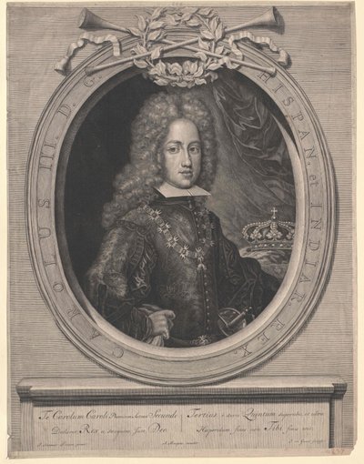 Den hellige romerske keiseren Karl VI av Artist Unknown