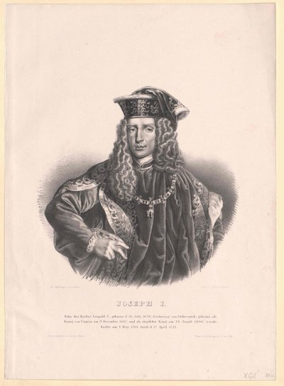 Den hellige romerske keiseren Josef I av Artist Unknown