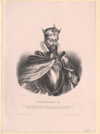 Den hellige romerske keiseren Maximilian II av Artist Unknown