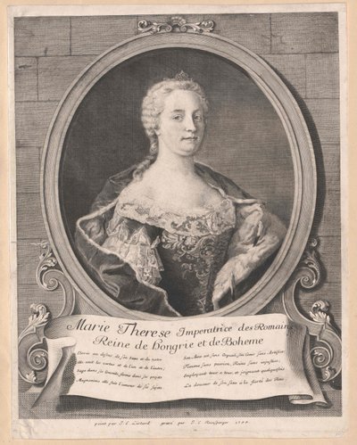 Den hellige romerske keiserinne Maria Theresa av Artist Unknown