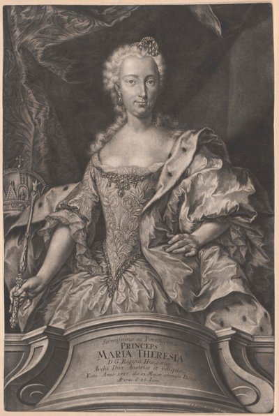 Den hellige romerske keiserinne Maria Theresa av Artist Unknown