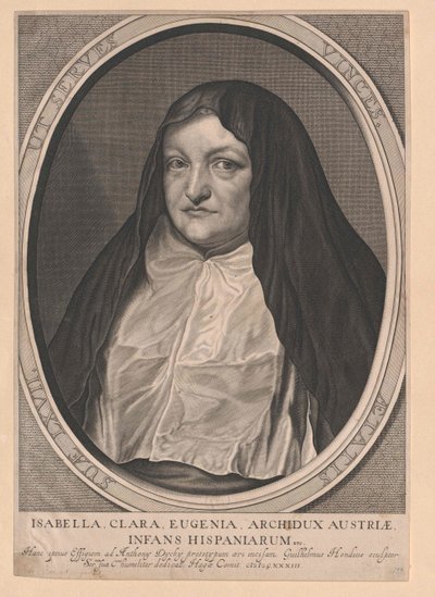 Infanta av Spania Isabella Clara Eugenia av Artist Unknown