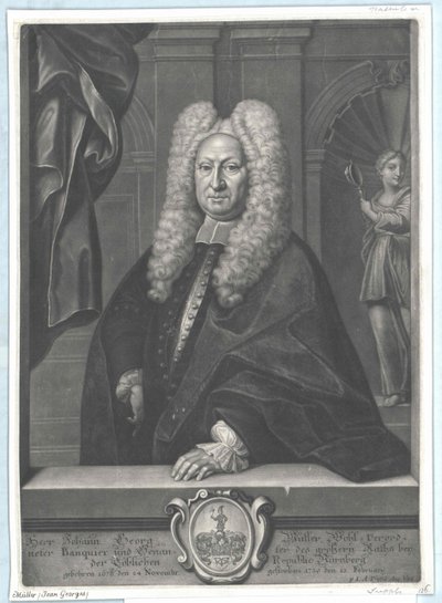 Johann Georg Müller av Artist Unknown