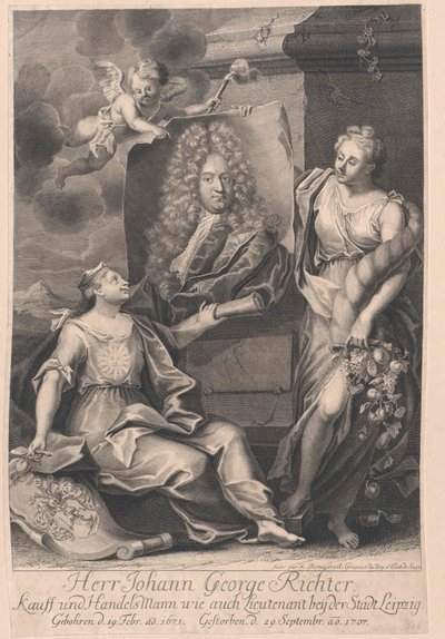 Johann Georg Richter (trykk) av Artist Unknown