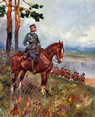 Jozef Pilsudski (trykk) av Artist Unknown