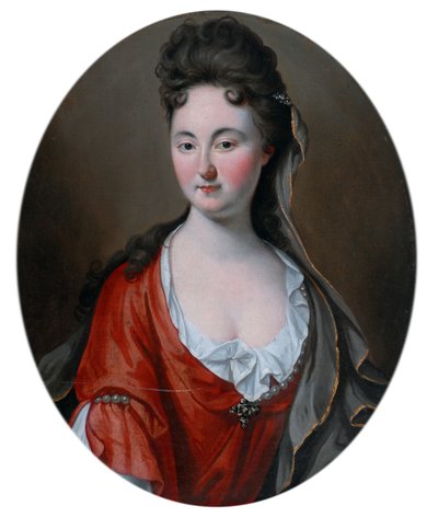 Julia Calverley (olje på lerret) av Artist Unknown