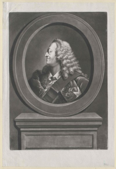 Kong Georg II av England av Artist Unknown