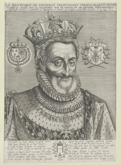 Frankrikes konge Henrik IV av Artist Unknown