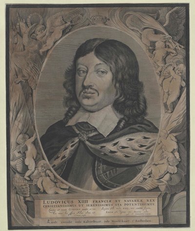 Frankrikes konge Ludvig XIV av Artist Unknown