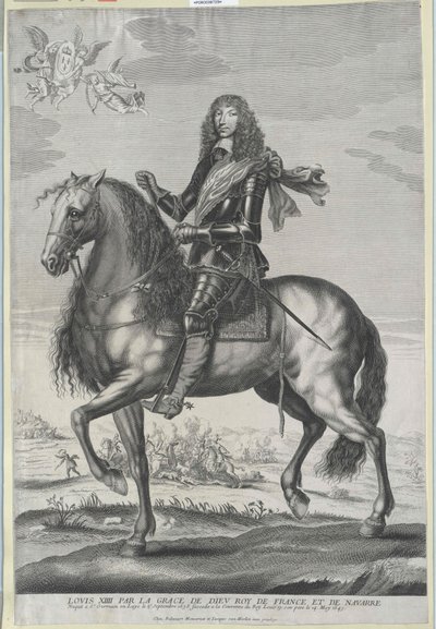 Frankrikes konge Ludvig XIV av Artist Unknown
