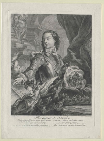 Frankrikes konge Ludvig XV av Artist Unknown