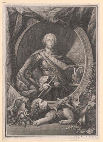 Spanias konge Karl III av Artist Unknown