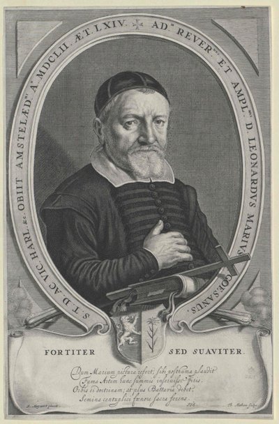Leonhard Marius (trykk) av Artist Unknown