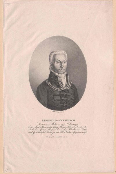 Leopold von Windish (trykk) av Artist Unknown