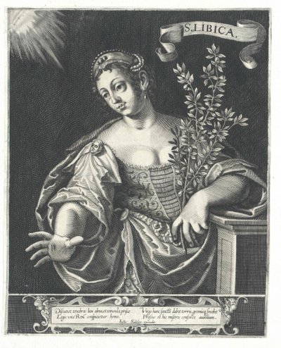 Libysk sibylle, av Artist Unknown