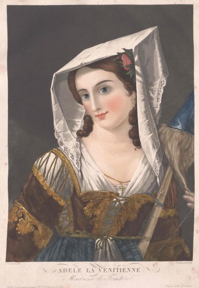 Levde på 1500-tallet Adele La Venitienne av Artist Unknown