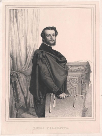 Louis Calamatta av Artist Unknown