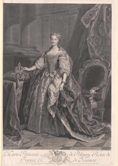 Maria Leszczyńska av Artist Unknown