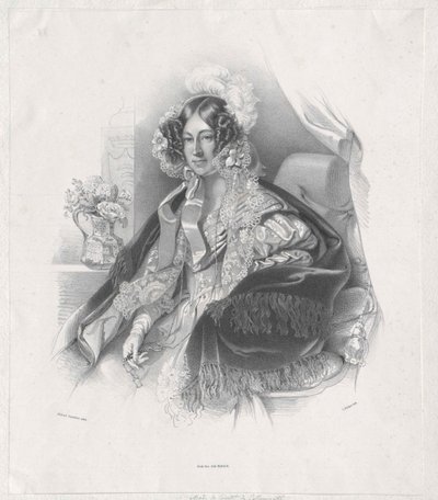 Maria Rosa grevinne Kinsky av Wchinitz og Tettau av Artist Unknown