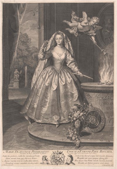 Marie Françoise Perdrigeon av Artist Unknown