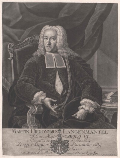 Martin Jerome Langenmantel av Artist Unknown