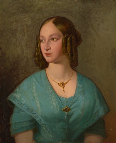 Fru Daniel Embury (Emma Catherine Manley) av Artist Unknown
