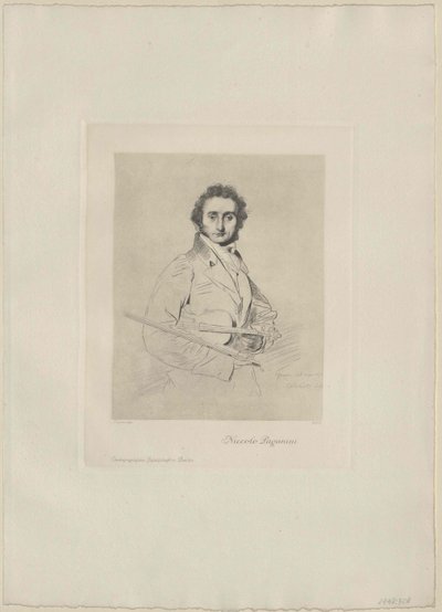 Niccolo Paganini av Artist Unknown
