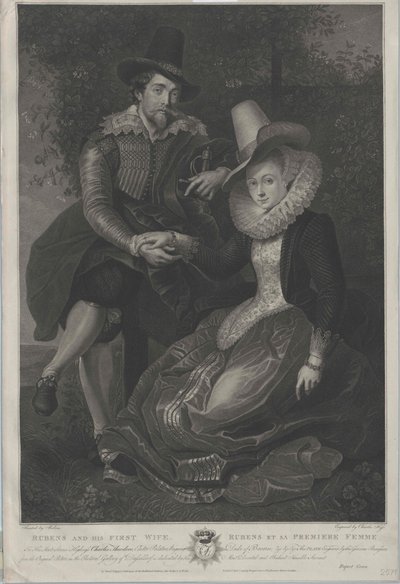 Peter Paul Rubens av Artist Unknown