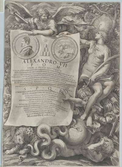 Pave Aleksander VII av Artist Unknown