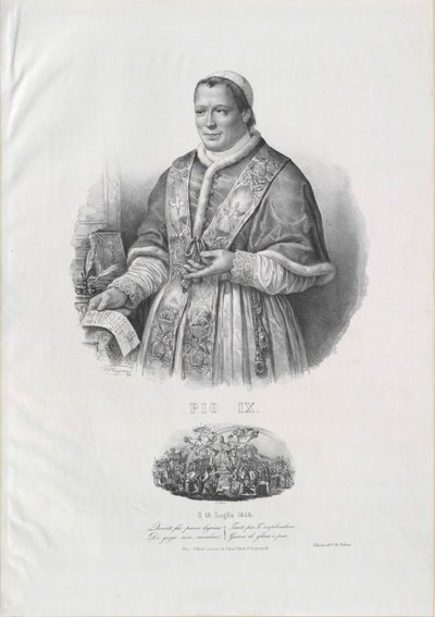 Pave Pius IX av Artist Unknown