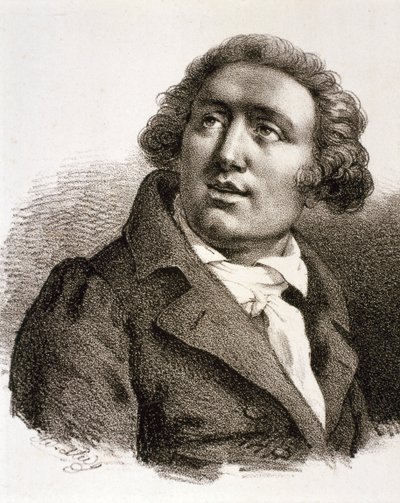 Portrett av Giovanni Paisiello (etsing) av Artist Unknown