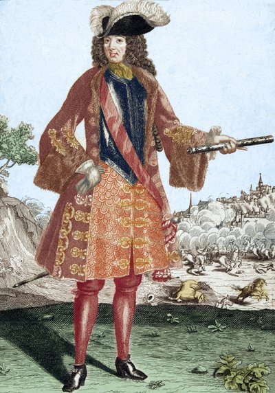 Portrett av marskalk Francois de Neufville, hertug av Villeroy - Francois de Neufville de Villeroy av Artist Unknown