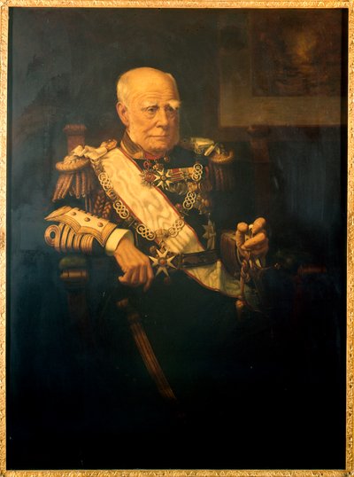 Portrett av Sir Henry Keppel (olje på lerret) av Artist Unknown