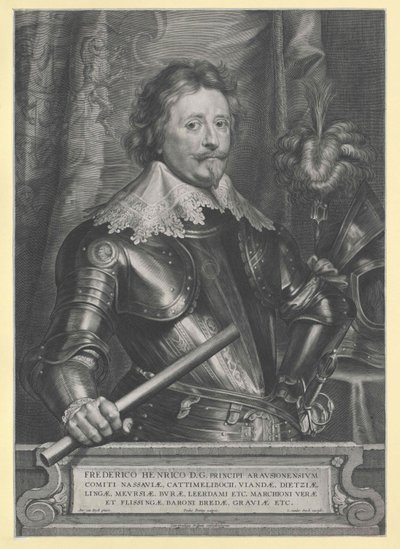 Prins Fredrik Henrik av Oranien av Artist Unknown