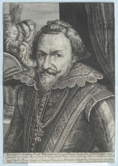 Prins Philipp Wilhelm av Oranien (trykk) av Artist Unknown