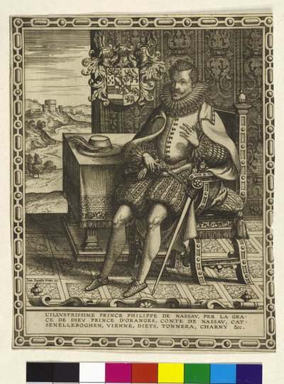 Prins Philipp Wilhelm av Oranien av Artist Unknown