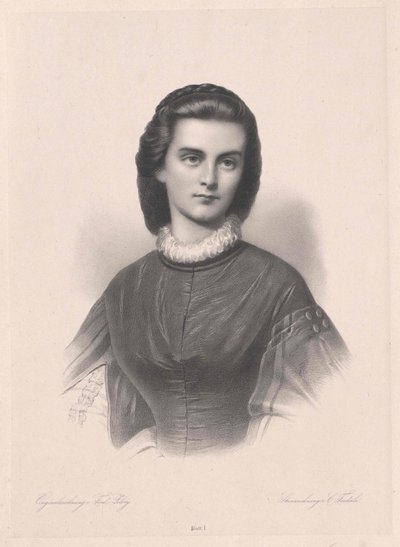 Prinsesse i Bayern-Gelnhausen Marie (trykk) av Artist Unknown