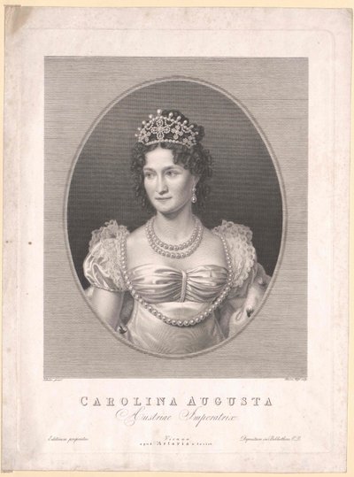 Prinsesse Caroline av Bayern (1792–1873) av Artist Unknown