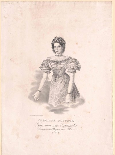 Prinsesse Caroline av Bayern (1792–1873) av Artist Unknown