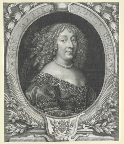 Prinsesse av Orl0061006es Anne Mary Louise (trykk) av Artist Unknown