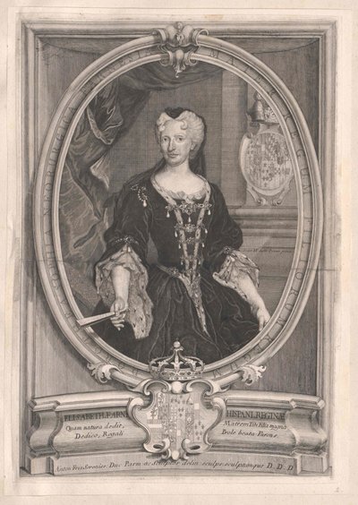Prinsesse Elisabeth av Parma-Farnese av Artist Unknown
